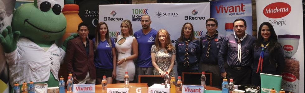 marca en el lanzamiento de la carrera por la naturaleza y la familia