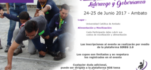 Cursos de Liderazgo - Gobernanza y Gestión de Jefes de Grupos, Ambato 2017