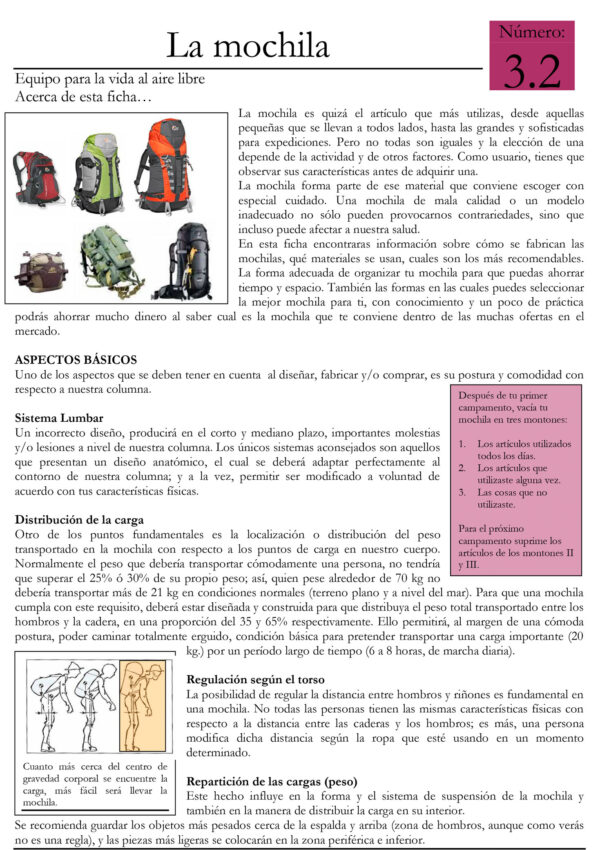3.2 Mochila