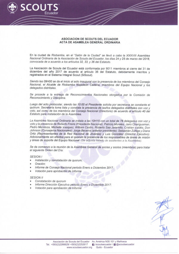 Acta Asamblea 2018