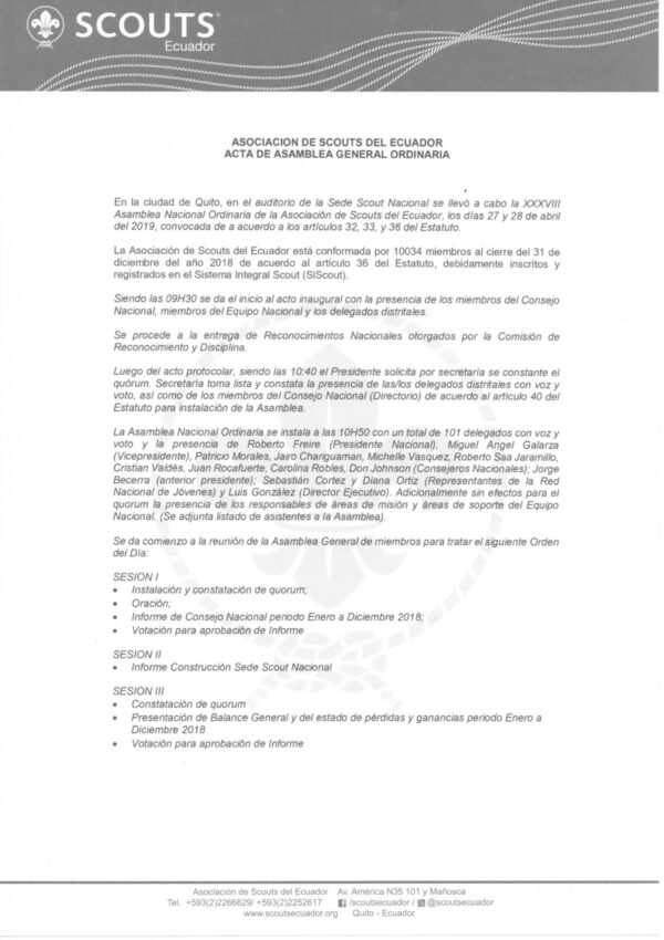 Acta Asamblea 2019