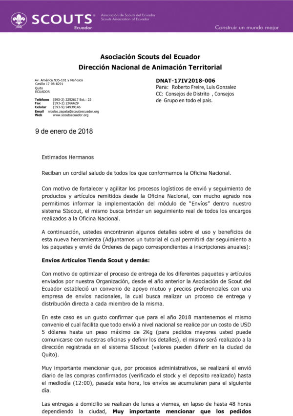 DNAT170417 Inicio sistema de Envios PR 2018 (1)