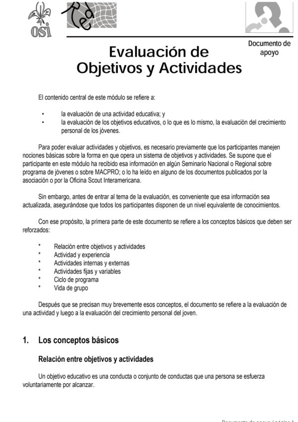 Evaluacion apoyo