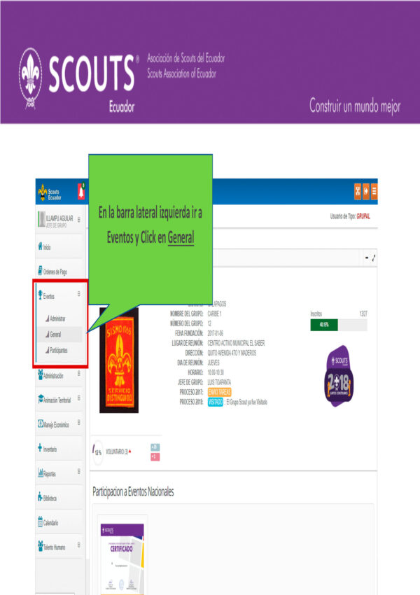 Manual Subir Pago de Certificaciones - SISCOUT