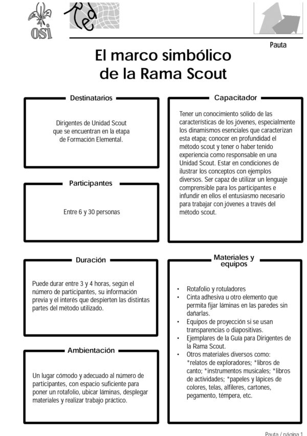 Marco de pauta